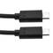 Cable USB tipo C 3.1 Gen 1 macho a macho 5 Gbps de 1 m