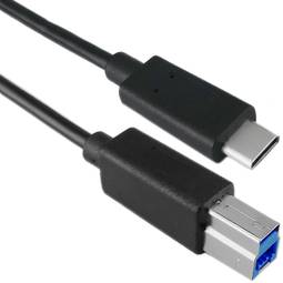 USB 3.0 cable type C male to USB 3.0 type B male 1m