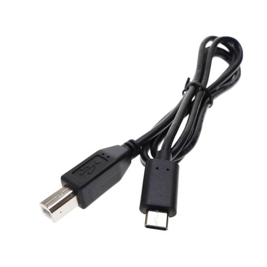 Generic USB-C USB 3.1 Type C Male to USB 2.0 B Type Male Data Cable Cord Phone Printer Black 