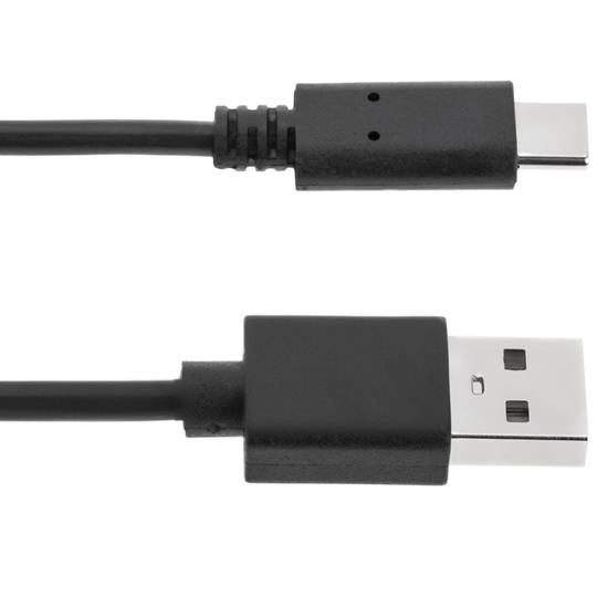 USB 2.0 Oplaad- en datakabel A male naar USB-C male 1.8 m
