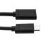 Cable USB tipus C 3.0 mascle a femella de 2 m