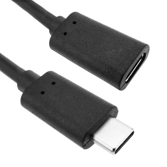 Cable USB-C 3.0 Macho a USB-C 3.0 Hembra de 3m - Cablematic