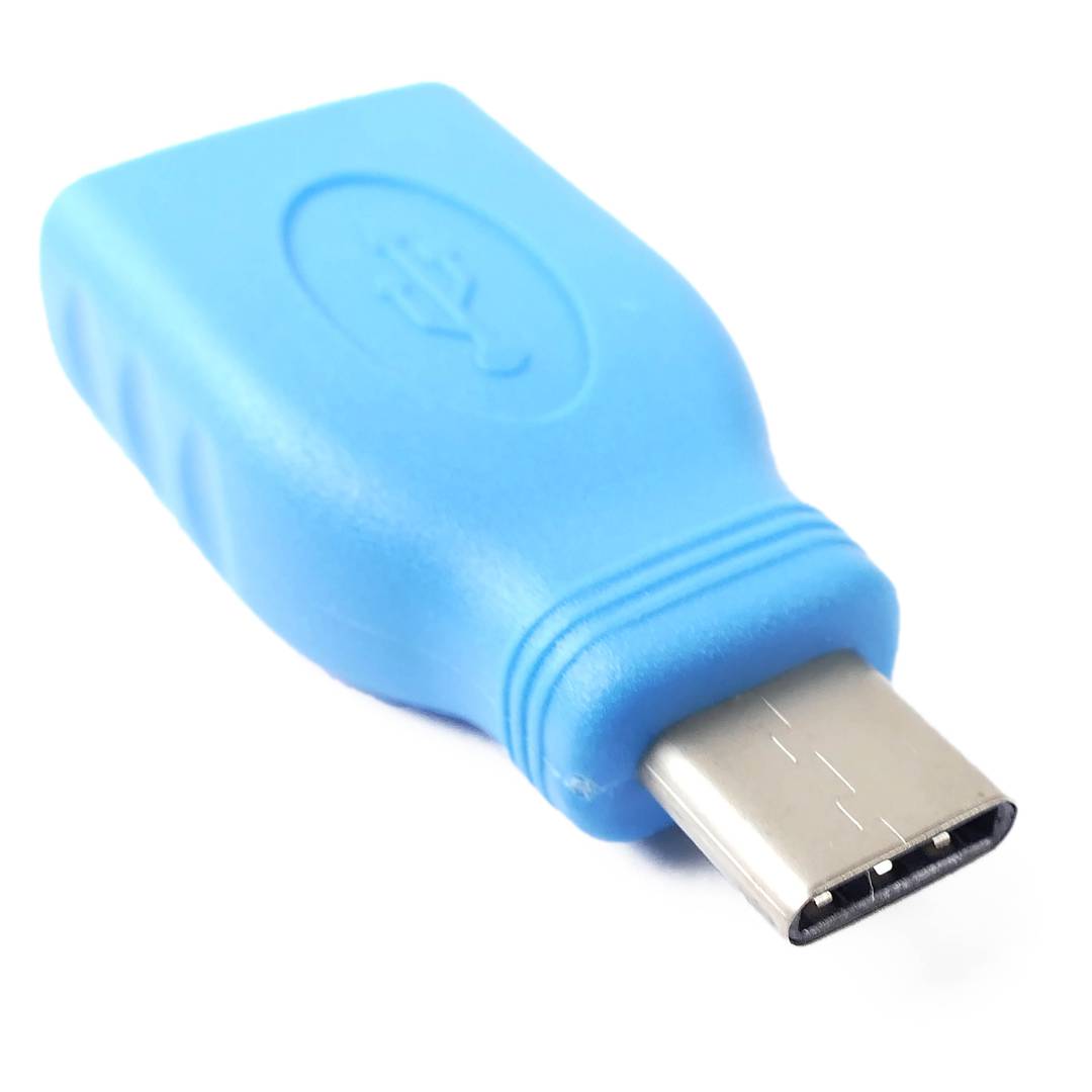 BeMatik - Adaptateur USB 3.0 coudé (C femelle coudé vers C mâle)