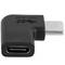 Adaptador de 90 graus USB 3.1 de tipus C mascle a femella