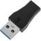 USB 3.0 Type C Female to USB A Male Adapter