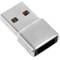 USB 2.0 type C female to type A male adapter