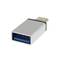Adaptador OTG USB 3.0 USB-C Mascle a USB-A Femella platejat