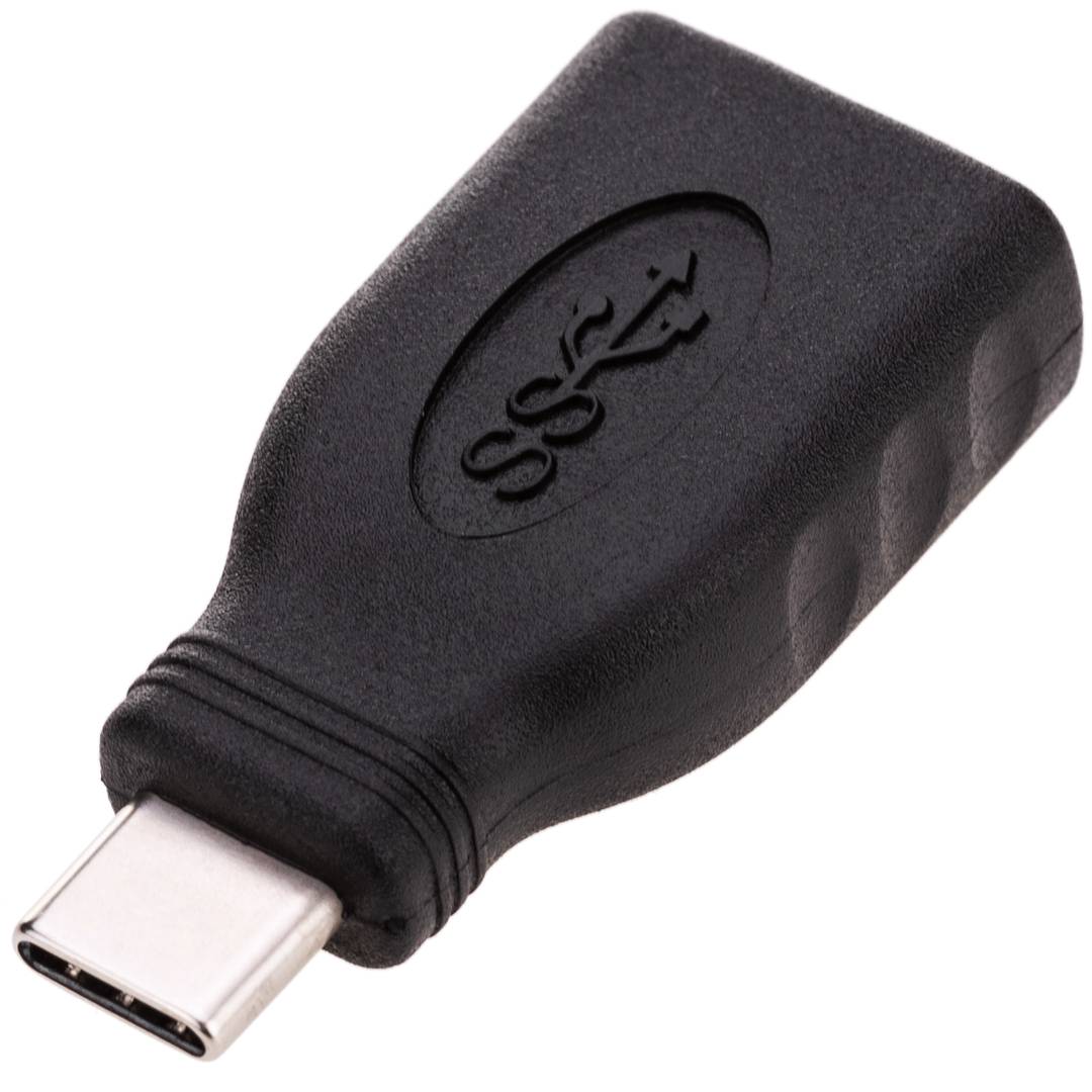 Deslumbrante cuenta Desde OTG USB 3.0 USB-C Male to USB-A Female adapter black - Cablematic