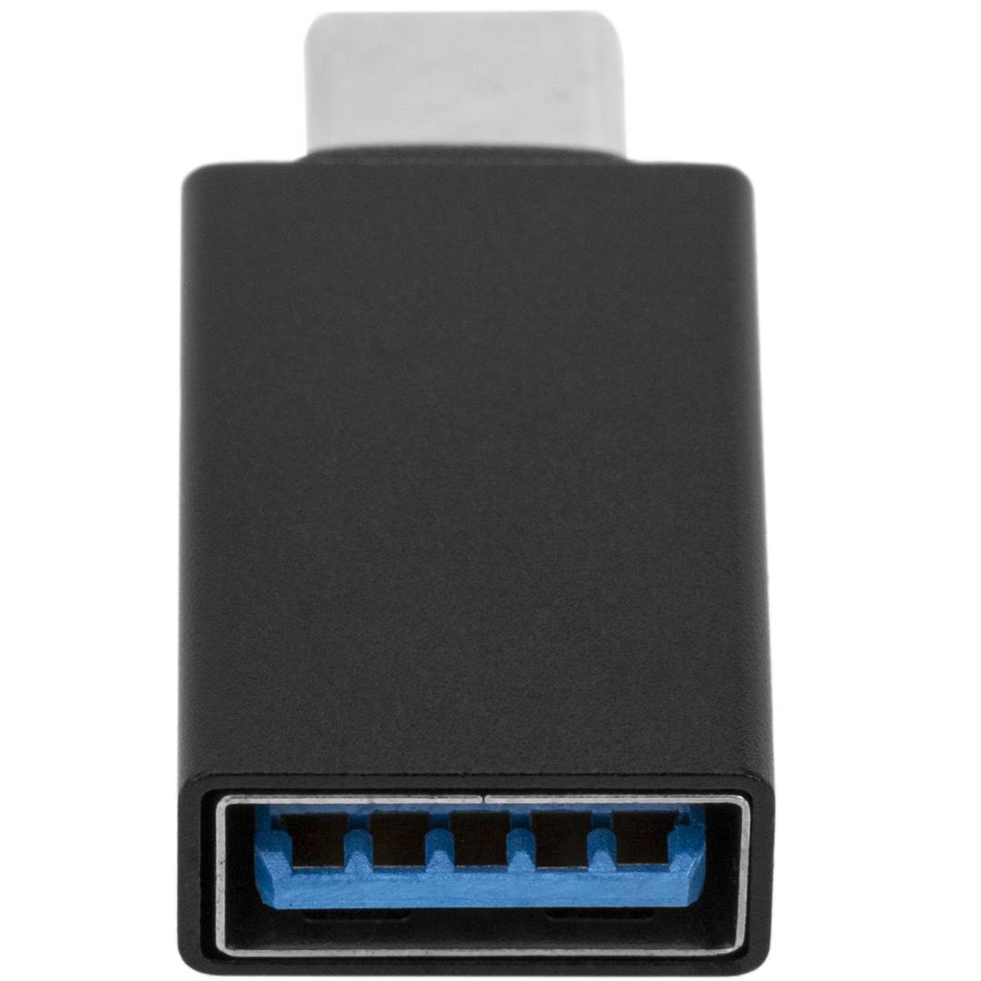 Adaptador OTG USB 3.0 USB-C Mascle a USB-A Femella negre
