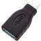 Adaptador OTG USB 3.0 USB-C Mascle a USB-A Femella negre