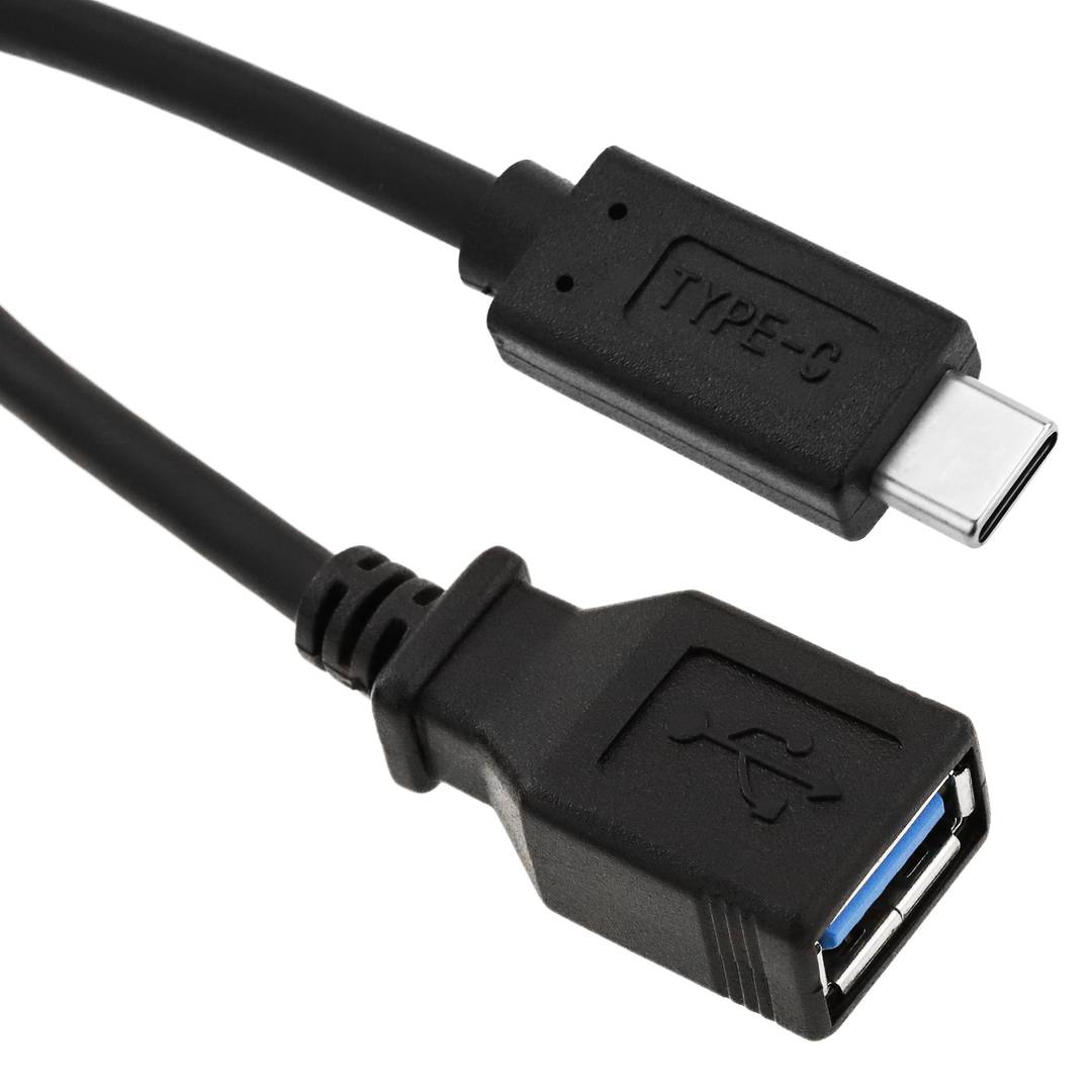 USB 3.0 OTG male micro-B > female A, 0,1m