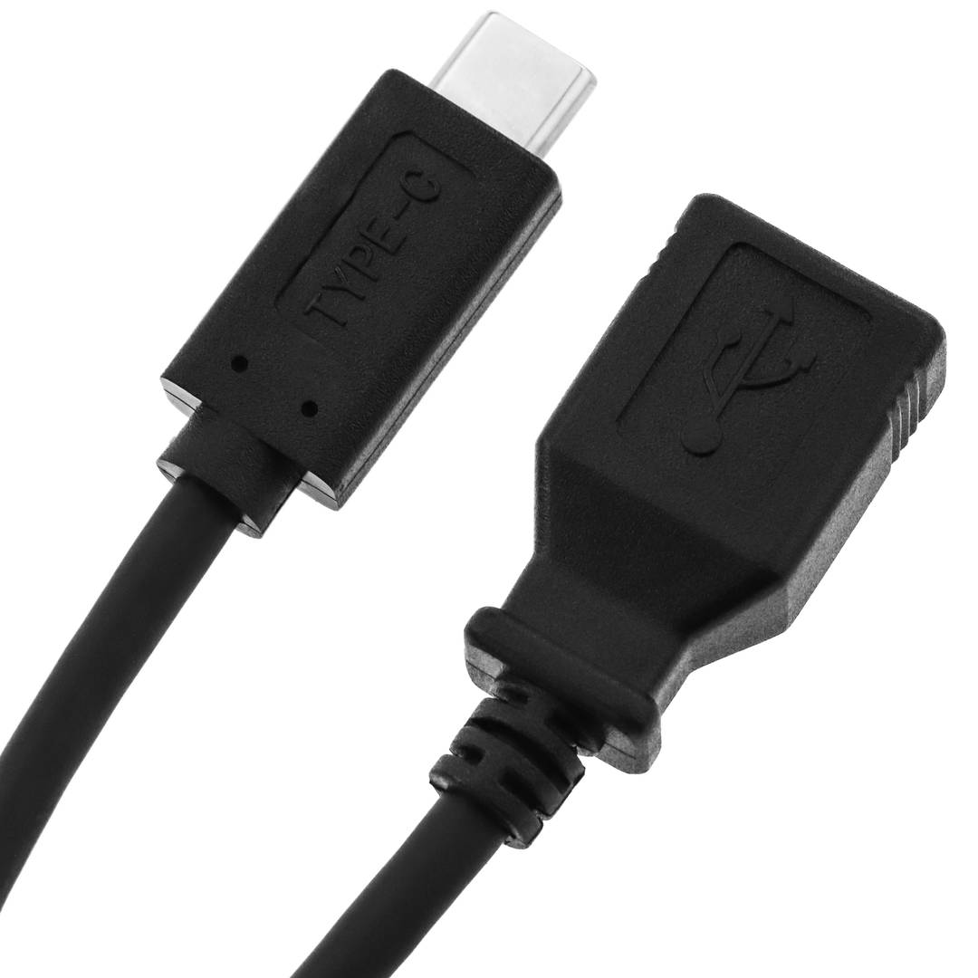 USB OTG Cable-C 3.0 USB-A Male to Female 20cm 3.0 - Cablematic