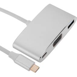 Convertitore USB 3.1 da C a VGA e USB-C e USB-A