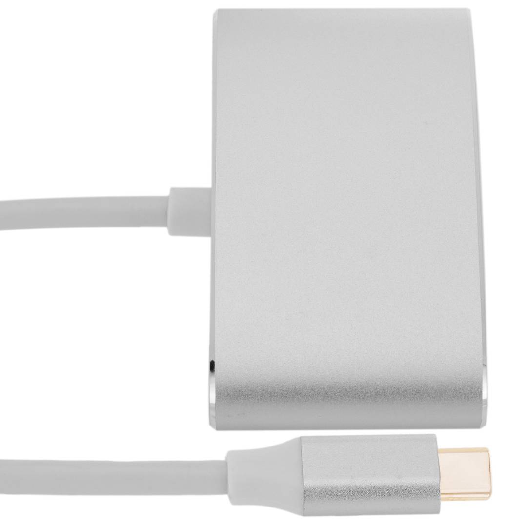 Conversor de USB 3.1 tipo C a VGA y USB-C y USB-A