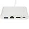 Convertisseur USB 3.1 type C vers HDMI et ethernet RJ45 et USB-A et USB-C