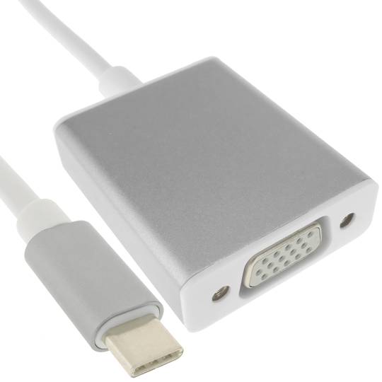 Convertitore USB-C 3.1 maschio a VGA femmina