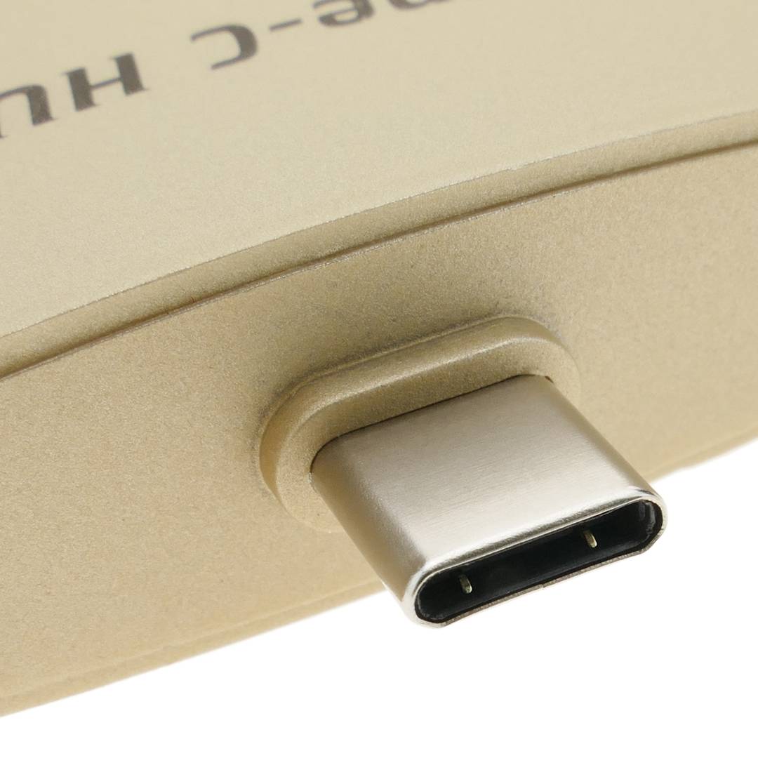 Hub hub USB 2.0 USB Type-C naar 2 USB Type-A-poorten