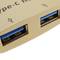 Hub hub USB 2.0 USB Type-C naar 2 USB Type-A-poorten