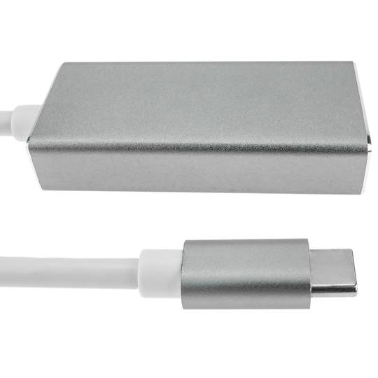 Kabel USB 3.1 C Stecker an mini DisplayPort weiblich Video Konverter 4K Ultra HD 60Hz C20CH 10cm
