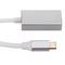 USB 3.1 C Man-vrouw DisplayPort-kabel 4K Ultra HD 60Hz 10cm video-omzetter