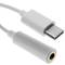 Headphone cable USB 2.0 tipo C male to 3.5mm minijack female 12cm