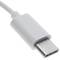 Headphone cable USB 2.0 tipo C male to 3.5mm minijack female 12cm