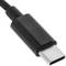 Cavo adattatore per cuffie da USB-C a 3,5 mm nero