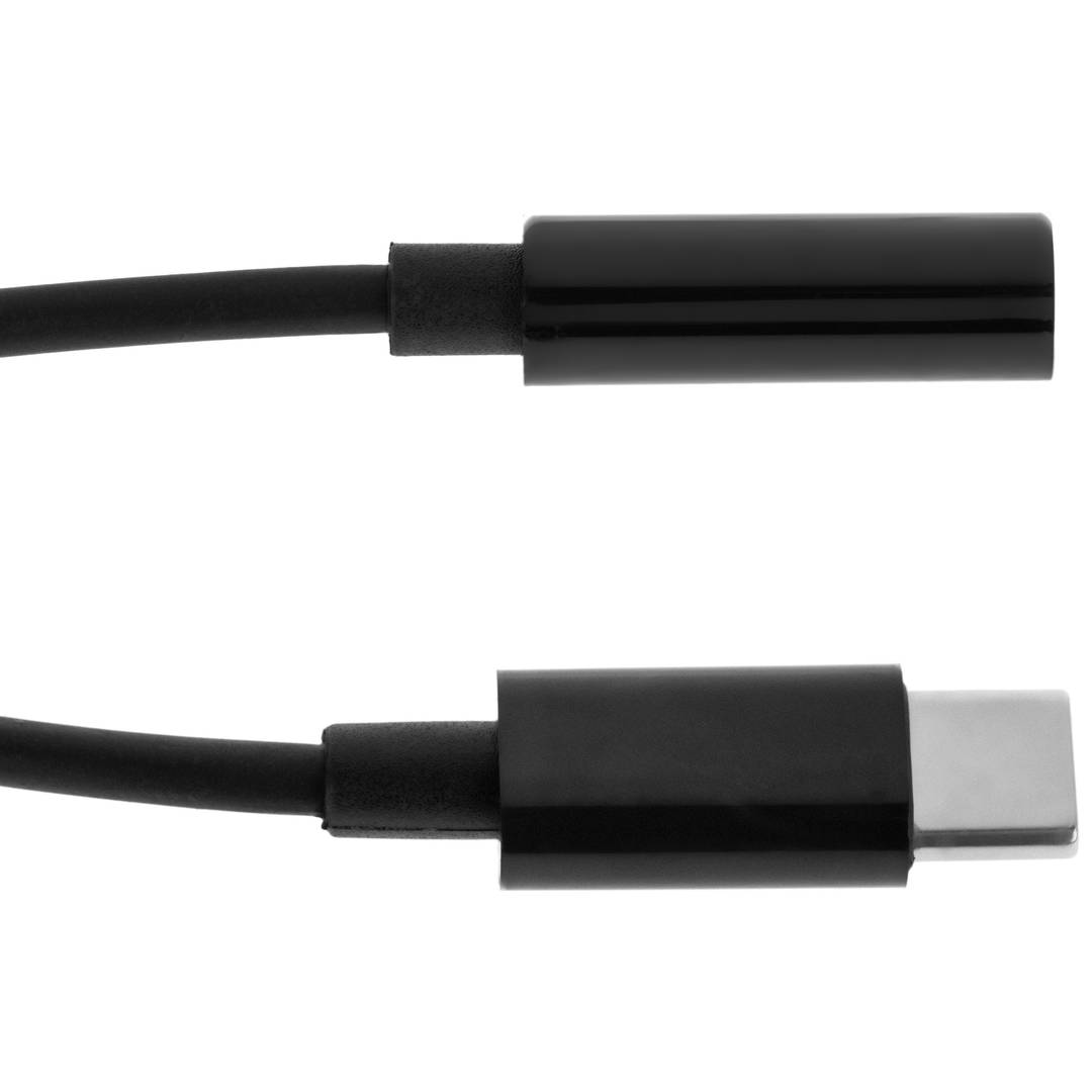 Cable Adaptateur Usb C Type C Vers Prise Casque Audio Jack Audio 3 5 Noir
