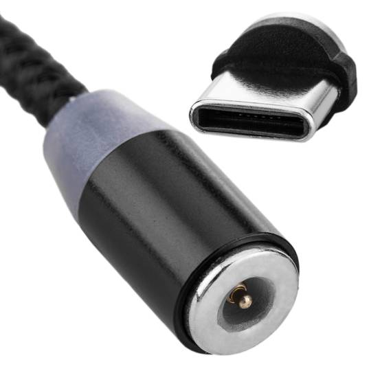 Câble de données Aisumi 2 en 1 USB 2.0 mâle vers USB 3.1 C Micro USB tissage de données Câble de charge rapide gris 