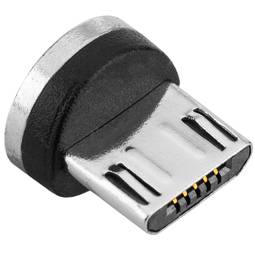 Magnetic micro USB type USB connector