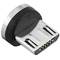 Magnetic micro USB type USB connector