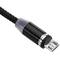 Magnetic micro USB type USB connector