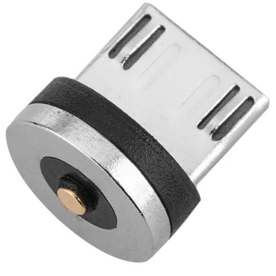 Magnetic micro USB type USB connector
