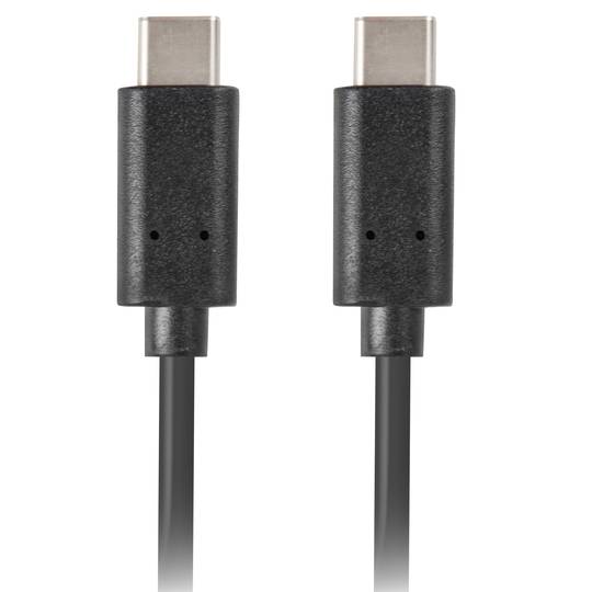 Kabel Lanberg USB 2.0 CA-CMCM-10CU-0005-BK USB C męski na USB C męski 0,5 m czarny