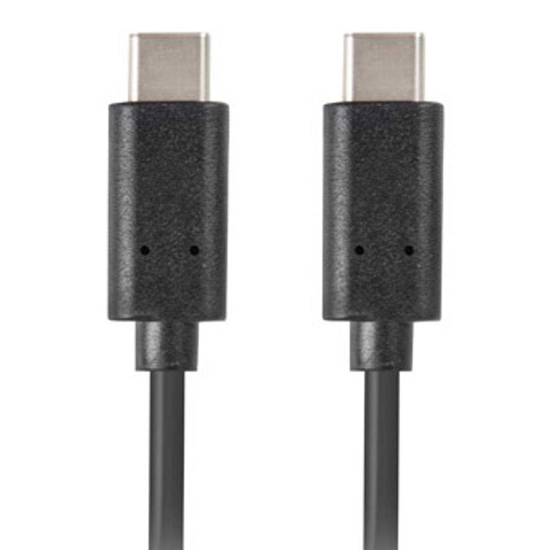 Kabel Lanberg USB 2.0 CA-CMCM-10CU-0005-BK USB C męski na USB C męski 0,5 m czarny