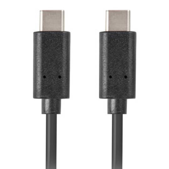 Kabel Lanberg USB 2.0 CA-CMCM-10CU-0005-BK USB C męski na USB C męski 0,5 m czarny