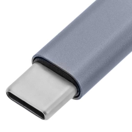 USB-C-3.1-Hub mit 3 USB-2.0-Anschlüssen und 1 USB-3.0-Anschluss, alle Typ-USB-A-Buchse.