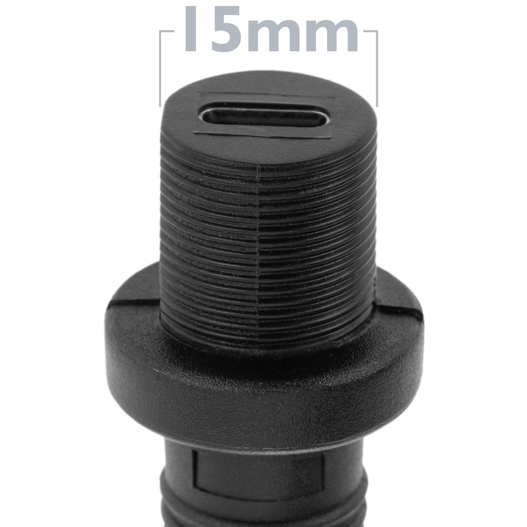 Cable extensión USB tipo C para empotrar
