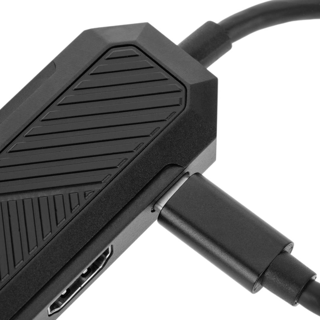 USB-C to 2xUSB-A, USB-C PD, HDMI and RJ45 Converter