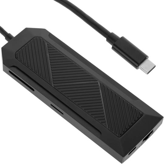 USB-C naar 3xUSB-A, USB-C PD, HDMI, RJ45, TF, SD en Audio Converter.