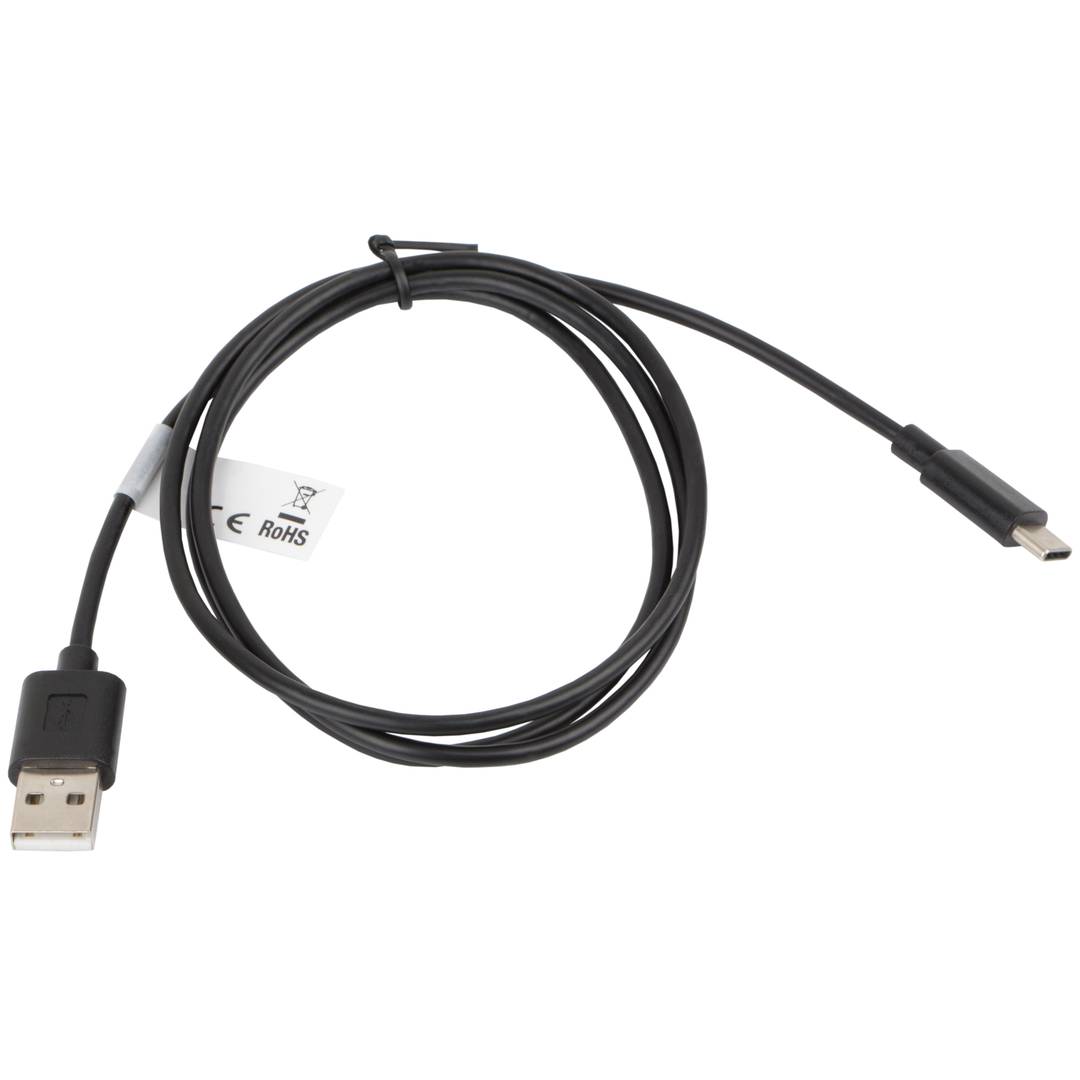 CAVO PROLUNGA USB MT. 5 - CONNETTORI A MASCHIO-FEMMINA CERTIFICATO USB 2.0  - COLORE NERO su