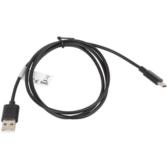Câble USB Lanberg CA-USBO-10CC-0010-BK USB A 2.0 mâle vers USB C mâle 1 m noir