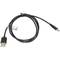 Câble USB Lanberg CA-USBO-10CC-0010-BK USB A 2.0 mâle vers USB C mâle 1 m noir