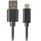 Lanberg USB-Kabel CA-USBO-10CU-0005-BK USB A 2.0 Stecker auf USB C Stecker 0,5 m schwarz