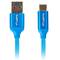 Lanberg USB cable CA-USBO-22CU-0010-BL USB A 2.0 male to USB C male quick charge 3.0 1 m blue