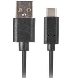 Lanberg USB kabel CA-USBO-20CU-0005-BK USB A 2.0 male naar USB C male quick charge 3.0 0.5m zwart