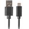 Lanberg câble USB CA-USBO-20CU-0010-BK USB A 2.0 mâle vers USB C mâle charge rapide 3.0 1m noir