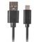 Cable USB de Lanberg CA-USBO-20CU-0018-BK USB A 2.0 mascle a USB C mascle càrrega ràpida 3.0 1.8m negre