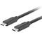 Lanberg 1 Meter USB C auf USB 3.2 Gen 2 (3.1 Gen 2) Kabel schwarz CA-CMCM-32CU-0010-BK