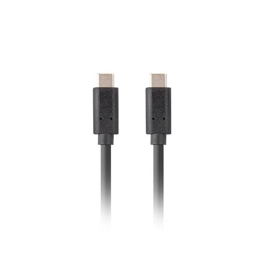 Lanberg 1 Meter USB C auf USB 3.2 Gen 2 (3.1 Gen 2) Kabel schwarz CA-CMCM-32CU-0010-BK